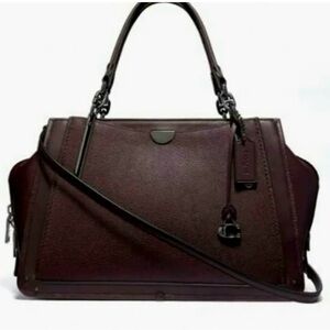 Coach Dreamer Pebble Leather 36 Satchel